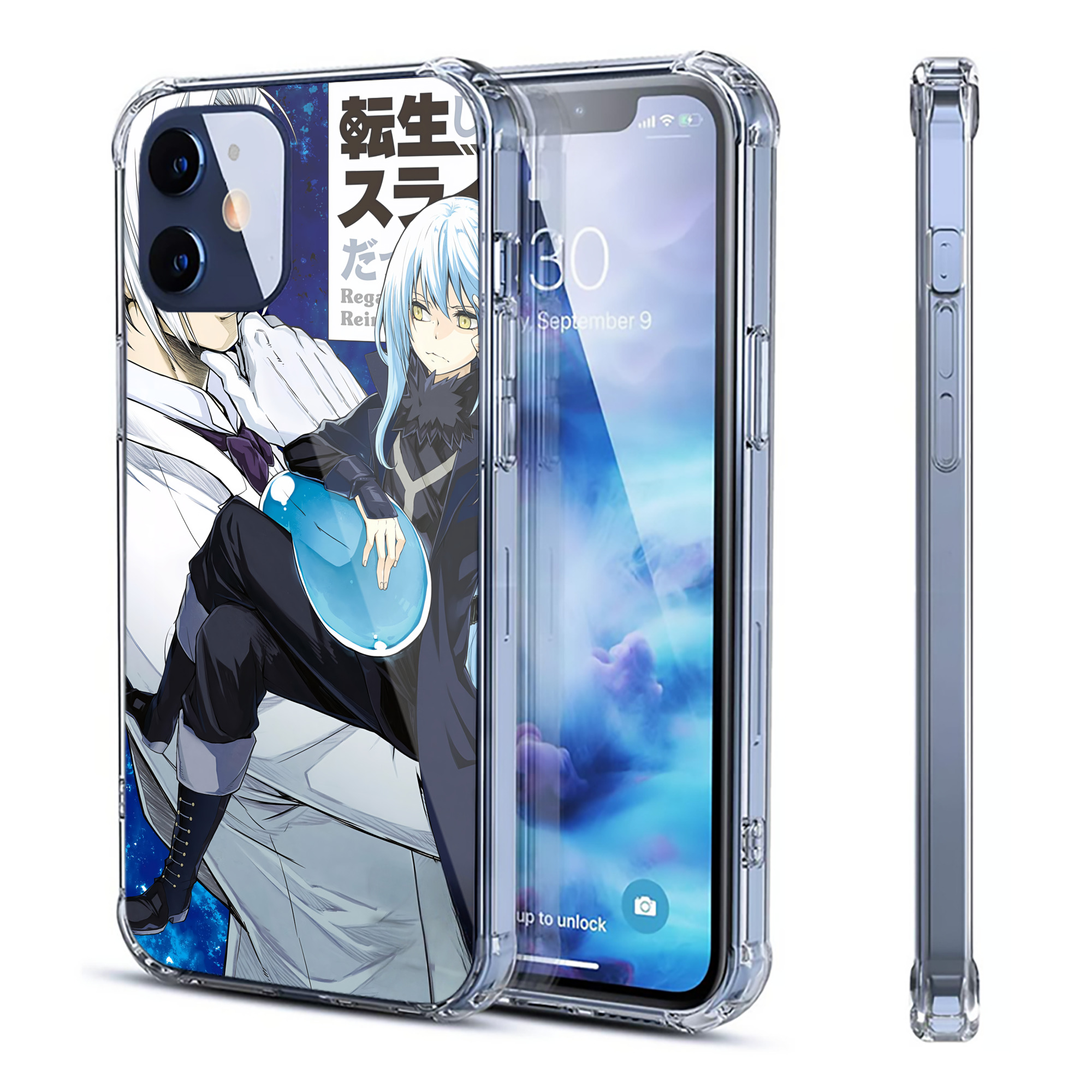 （画像用） 転スラ Regarding Reincarnated to Slime 【iPhone 12シリーズ対応】透明スマホケース（クリアソフトケース）